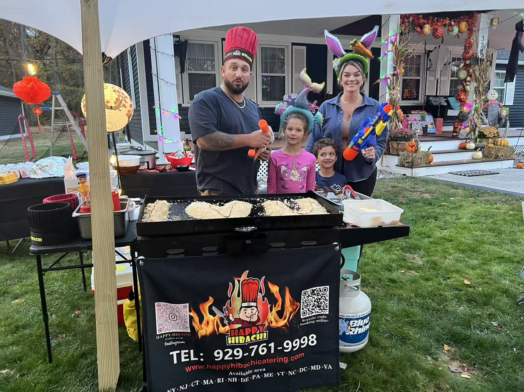Hibachi catering event Rhode Island